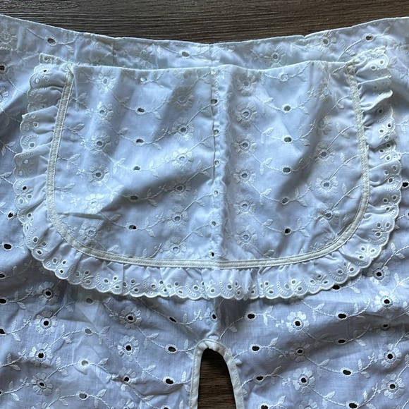 Vintage Eyelet Lace Apron Pants - Picture 8 of 11